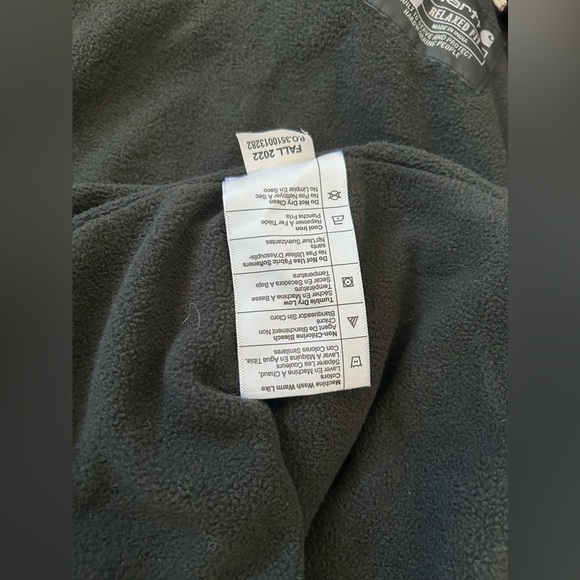 NWT CARHARTT MENS FLANNEL FLEECE LINED HOODED SHIRT JACKET. 3XL TALL. - Picture 9 of 9